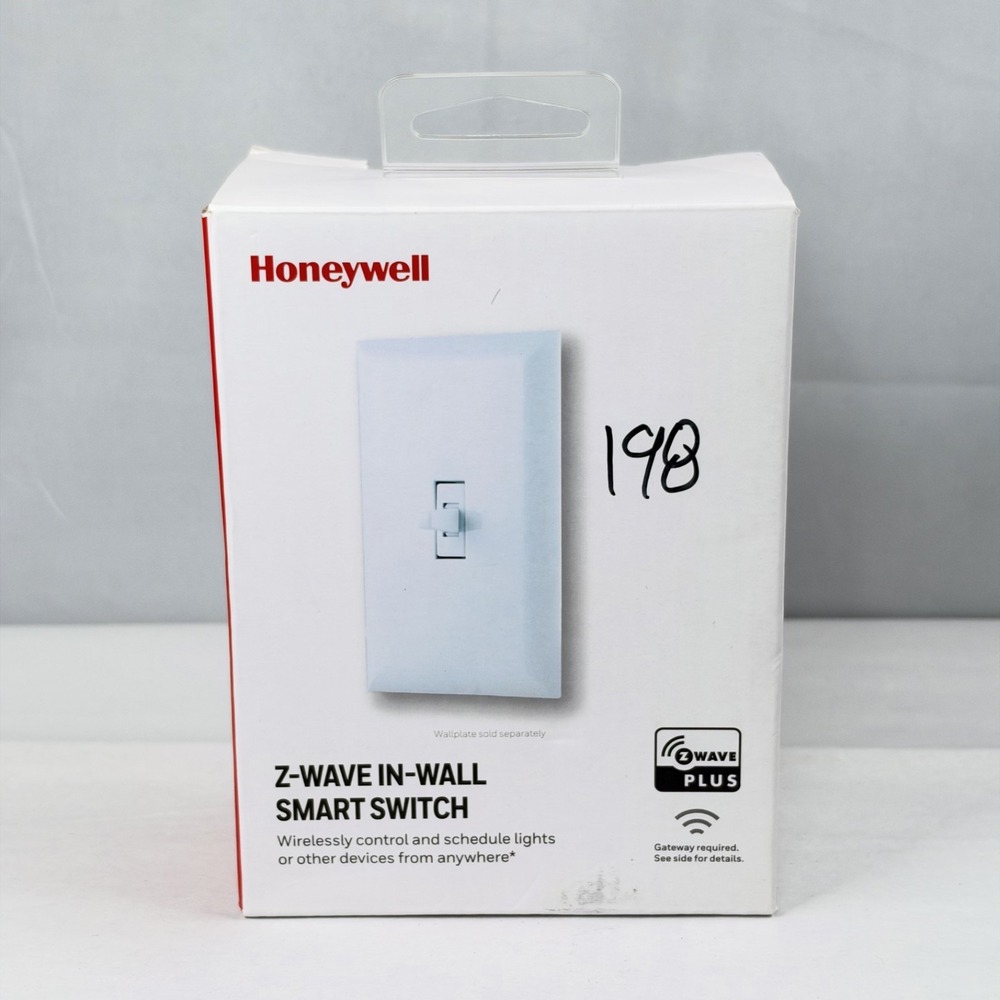 Honeywell GE Z Wave In-Wall Smart Dimmer ZW3004 White Z Wave Plus / New Open Box